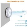 GAGAYA Battery Operated Motion Sensor Light Indoor, LED Closet Lights, Battery Night Light Wireless, Stick on Wall Lamps for Pantry, Cabinet, Wardrobe, Kitchen, Stairs, Steps, Hallway