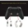 4 pcs Trigger Paddles and 2 Interchangeable D-Pads Metal Stainless Steel Replacement Parts for Elite Series 2 and Xbox one Elite Controllers(Sliver)