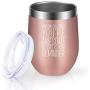 Thank You Gifts, Inspirational Gifts for Women, Gifts for Her - Galentines Day Gifts - Funny Valentines Day, Birthday, Encouragement Gifts for Best Friend, Mom, Wife, Girlfriend - GSPY Wine Tumbler