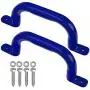 Purife 10 Metal Playground Handles Blue (Pair-500LBS), Playground Grab Handles, Kids Playset Safety Handles, Hand Grip Bar for Playhouse,Treehouse, Jungle Gym, Climbing Frame, Swing Set Accessories Purife 10 Metal Playground Handles Blue (Pair-500LBS), Playground Grab Handles, Kids Playset Safety Handles, Hand Grip Bar for Playhouse,Treehouse, Jungle Gym, Climbing Frame, Swing Set Accessories