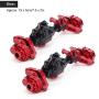 Tbest Metal Front and Rear axle Assembly Fit for Land Rover Defender/Traxxas/TRX-4 Crawler Car
