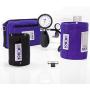 MDF Bravata Palm Aneroid Sphygmomanometer - Professional Blood Pressure Monitor with Adult & Pediatric Sized Cuffs Included - Full & Free-Parts-for-Life - Purple (MDF848XPD-08)
