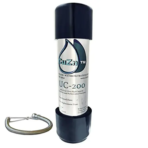 CuZn UC-200 Under Counter Water Filter - 50K Ultra High Capacity - Made in USA CuZn UC-200 Under Counter Water Filter - 50K Ultra High Capacity - Made in USA
