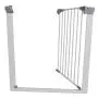 Metal Baby Gate Pet Gate 27-32 Inch Extra Wide Pressure Mounted Dog Gate for Stairs & Doorways Baby Gate with Door Walk Through Easy Step NO Need Tools NO Drilling, Adjustable Size (Metal Gate) Metal Baby Gate Pet Gate 27-32 Inch Extra Wide Pressure Mounted Dog Gate for Stairs & Doorways Baby Gate with Door Walk Through Easy Step NO Need Tools NO Drilling, Adjustable Size (Metal Gate)