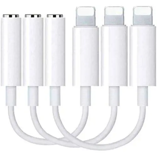 3 Pack Lightning to 3.5 mm Headphone Jack Adapter, Apple MFi Certified Veetone iPhone Audio Dongle Cable Earphones Headphones Converter Compatible with iPhone 12/12 Pro/11/11 Pro/SE/X XR XS XS Max 8 7 3 Pack Lightning to 3.5 mm Headphone Jack Adapter, Apple MFi Certified Veetone iPhone Audio Dongle Cable Earphones Headphones Converter Compatible with iPhone 12/12 Pro/11/11 Pro/SE/X XR XS XS Max 8 7