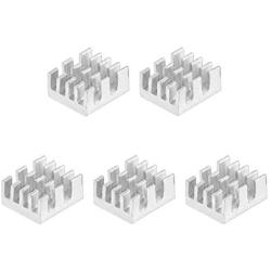 uxcell Radiators Heatsink for Stepper Motor,3D Printer 8.8x8.8x5mm Silver 5pcs