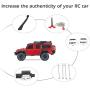 YU-NIYUT RC Car Decoration Parts Exhaust Pipe Winch Lampshade Kit for A.x.i.a.l SCX10 D90 H.s.p RC Vehicle Modification Fun for Adults and Kids
