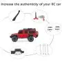 YU-NIYUT RC Car Decoration Parts Exhaust Pipe Winch Lampshade Kit for A.x.i.a.l SCX10 D90 H.s.p RC Vehicle Modification Fun for Adults and Kids