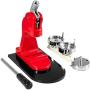VEVOR Button Maker 2.28Inch 58mm Button Badge Maker Punch Press Machine with 500 Pcs Circle Button Parts and Circle Cutter (58MM 500P)