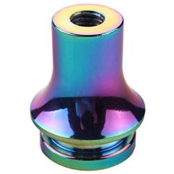 Dewhel Shift KNOB Boot Retainer/Adapter for Manual Gear Shifter Lever 12X1.25 (Neo Chrome)