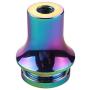 Dewhel Shift KNOB Boot Retainer/Adapter for Manual Gear Shifter Lever 12X1.25 (Neo Chrome)