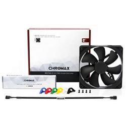 Noctua NF-A14 PWM chromax.Black.swap, Premium Quiet Fan, 4-Pin (140mm, Black)