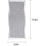 AMI PARTS W10208631A Filter Aluminum Mesh Microwave Oven Grease Filter Compatible with Whirlpool, 2-Pack,12-15/16'' x 5-3/4'' x 1/16''