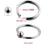 YC_jewelry 16G Surgical Steel Captive Bead Hoop CBR Earrings Belly Lip Eyebrow Nipple Helix Tragus Stud Body Piercing Jewelry