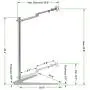 Viozon Tablet Floor Stand, Holder for iPad,Applicable to3.5~6.7inch Smart Phone and 7~13 inch Tablet Such as iPad, iPhone X, iPad Pro,iPad Mini, iPad Air 1-2 / iPad 2-4 (Silver)
