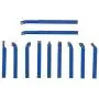 Erie Tools 11 Piece 5/16'' Metal Lathe Cutter Set with Carbide Tipped for Turning, Boring, and Chamfering Erie Tools 11 Piece 5/16'' Metal Lathe Cutter Set with Carbide Tipped for Turning, Boring, and Chamfering