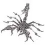 3D Metal Puzzle Scorpion DIY Model Kit, Puzzle Jigsaw Scorpion King 3D Stainless Steel Ornaments 3D Metal Puzzle Scorpion DIY Model Kit, Puzzle Jigsaw Scorpion King 3D Stainless Steel Ornaments