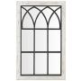 FirsTime & Co. Vista Arched Window Accent Wall Mirror, 37.5'' x 24'', Distressed White