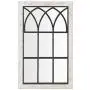FirsTime & Co. Vista Arched Window Accent Wall Mirror, 37.5'' x 24'', Distressed White