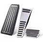 For VOLVO XC60 Accessories 2018-2020 Aluminum Automatic Transmission Non-Slip Metal Rubber Fuel Brake Foot Car Gas Pedal Cover Set Kit 3pcs For VOLVO XC60 Accessories 2018-2020 Aluminum Automatic Transmission Non-Slip Metal Rubber Fuel Brake Foot Car Gas Pedal Cover Set Kit 3pcs