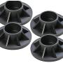 Intex 25021 18-24 Foot Metal Frame Pool Replacement 4 Piece Leg Cap Package