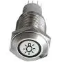ESUPPORT 12V Car Vehicle Blue LED Light Headlight Push Button Metal Toggle Switch 16mm ESUPPORT 12V Car Vehicle Blue LED Light Headlight Push Button Metal Toggle Switch 16mm