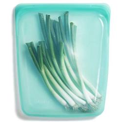 Stasher 100% Silicone Food Grade Reusable Storage Bag, Aqua (1/2 Gallon) | Reduce Single-Use Plastic | Cook, Store, Sous Vide, or Freeze | Leakproof, Dishwasher-Safe, Eco-friendly, Non-Toxic