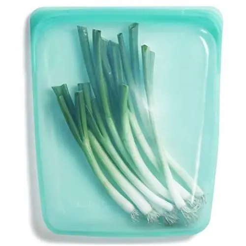 Stasher 100% Silicone Food Grade Reusable Storage Bag, Aqua (1/2 Gallon) | Reduce Single-Use Plastic | Cook, Store, Sous Vide, or Freeze | Leakproof, Dishwasher-Safe, Eco-friendly, Non-Toxic Stasher 100% Silicone Food Grade Reusable Storage Bag, Aqua (1/2 Gallon) | Reduce Single-Use Plastic | Cook, Store, Sous Vide, or Freeze | Leakproof, Dishwasher-Safe, Eco-friendly, Non-Toxic