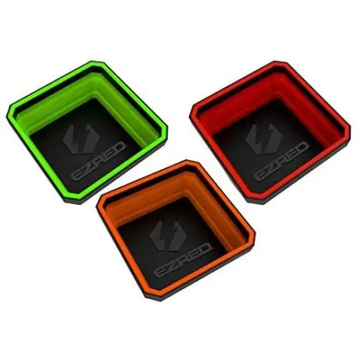 EZRED - EZR-BCK18 EZTRAY Collapsible Parts Tray, Set of 3 EZRED - EZR-BCK18 EZTRAY Collapsible Parts Tray, Set of 3