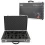 XTUGA New MI7 7-Piece Wired Dynamic Drum Mic Kit (Whole Metal)- Kick Bass, Tom/Snare & Cymbals Microphone Set - Use for Drums, Vocal, Other Instrument Complete with Thread Clip, Inserts, Mics Holder