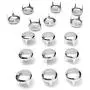200pcs 12mm Round Dome Rivets Spike Studs Spots Nailhead Punk Rock DIY Leather Craft for Shoes Clothing Bag Parts Decoration (Silver)
