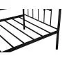 Daybed with A Trundle Twin Size,Daybed Metal Frame with Pullout Trundle for Kids Teens and Adults, No Box Spring Needed (Black)