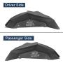 Hooke Road Wrangler JK Inner Fender Liners Front & Rear Kit Compatible with Jeep Wrangler JK & Unlimited 2007-2018 2/4 Doors