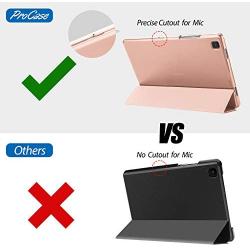 ProCase Galaxy Tab A7 Case 10.4 Inch (SM-T500 / T505 / T507), Protective Stand Case Hard Shell Cover for 10.4 Inch Samsung Tab A7 Tablet 2020 - Rosegold