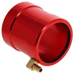 Fielect RC Model Boat Motor Water Cooling Jacket Metal Parts Red for for 36-Series RC Boat Motor Part Accessory 1Pcs