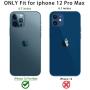 Casetego Compatible with iPhone 12 Pro Max Camera Lens Protector,[2 Pack] Aluminum Alloy Lens Protective Ring Circle Metal Camera Lens Protector for iPhone 12 Pro Max 6.7 inch,Blue