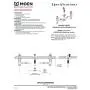 MOEN 9000 Collection Widespread Bathroom Sink Faucet Rough-In Valve with Drain Assembly Featuring M-PACT Technology, 0.5 MOEN 9000 Collection Widespread Bathroom Sink Faucet Rough-In Valve with Drain Assembly Featuring M-PACT Technology, 0.5