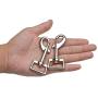LOUHUA 10 Pieces 3 x 1 Inch Heavy Duty Nickel Plated Swivel Snap Hooks Pet Buckle