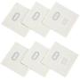 Magicfly Storage Bins with Label Holders, Set of 6 Foldable Storage Cubes 12 X 12 inch with Handle, Fabric Storage Bins for Closet, Books, Bedroom, Beige