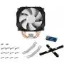 ARCTIC Freezer 12 - Semi Passive Tower CPU Cooler for Intel and AMD, 100 mm PWM Fan, max. Cooling Capacity 150 Watts, Silent high Performance Cooler - Grey/Black