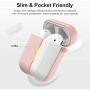 Marge Plus for Airpods Case Cover with Keychain, Silicone Skin Cover for Women Men Compatible with Apple Airpods 2/1 Charging Case (Front LED Visible)