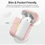 Marge Plus for Airpods Case Cover with Keychain, Silicone Skin Cover for Women Men Compatible with Apple Airpods 2/1 Charging Case (Front LED Visible)