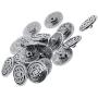 LoveinDIY 20 Pieces Vintage Metal Shank Button Exquisite Craft Viking Buttons for Blazer, Suits, Sport Coat, Uniform, Jacket - 17mm Celtic Knot