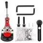 2-1/4 inch (58mm) Button Badge Maker Punch Press Machine with 1000 Pcs Button Parts and Circle Cutter for Making Pin Buttons, Rope Ties, Key Chains, Bottle Openers 2-1/4 inch (58mm) Button Badge Maker Punch Press Machine with 1000 Pcs Button Parts and Circle Cutter for Making Pin Buttons, Rope Ties, Key Chains, Bottle Openers