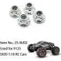 GDOOL 1:10 1/10 9125 RC Trucks Car Spare Parts Replacement Accessories Tires Wheels Locknut Accessory Spare Parts 25-WJ02 for High Speed 9125 RC Cars S920 RC Trucks (4 PCS) GDOOL 1:10 1/10 9125 RC Trucks Car Spare Parts Replacement Accessories Tires Wheels Locknut Accessory Spare Parts 25-WJ02 for High Speed 9125 RC Cars S920 RC Trucks (4 PCS)