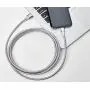 Amazon Basics Double Braided Nylon USB-C to USB-A 2.0 Fast Charging Cable, 3A - 10-Foot, Silver Amazon Basics Double Braided Nylon USB-C to USB-A 2.0 Fast Charging Cable, 3A - 10-Foot, Silver