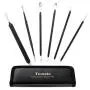 Tomata Blackhead Remover Comedone Extractor - (6 Piece Kit) - Professional Stainless Pimples Comedone Extractor Removal Tool