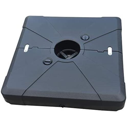 PURPLE LEAF Offset Umbrella Base Cantilever Umbrella Base, 34 X 34