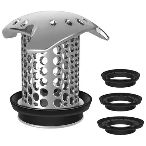 LEKEYE Drain Hair Catcher Stainless Steel Drain Protector/Strainer Easy Clean Hair Trap for Shower Drain LEKEYE Drain Hair Catcher Stainless Steel Drain Protector/Strainer Easy Clean Hair Trap for Shower Drain