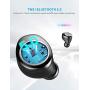 True Wireless Earbuds, VANKYO X200 Bluetooth 5.0 Earbuds in-Ear TWS Stereo Headphones with Smart LED Display Charging Case IPX8 Waterproof 120H Playtime Built-in Mic with Deep Bass for Sports Work